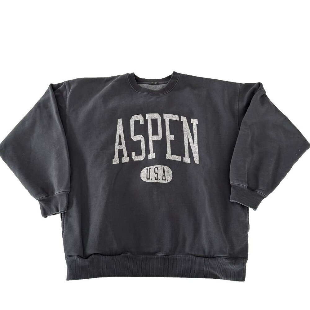 Brandy Melville John Galt Blue Aspen Sweatshirt OS - Picture 2 of 10